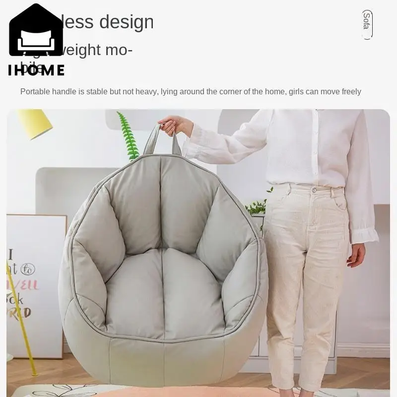 Balcony Living Room Cute Small Apartment Sitting On The Couch Tatami Tv Sofa Cloud Couch
