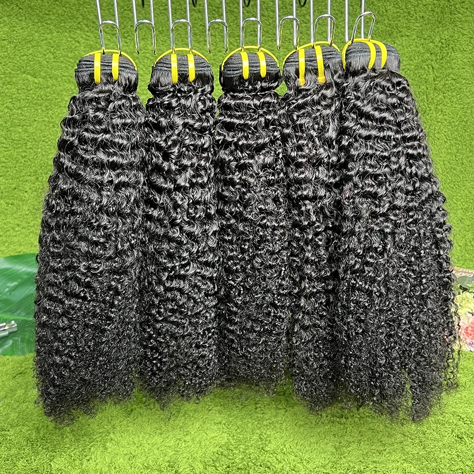 Наборы кудрявых волос 4B Kinky Curly # Натуральные черные волосы 1B, двойная прядь, для наращивания, 1234 пучка, необработанные, натуральные, девственные волосы (art.: 3920d97dc35b2) - 3920d97dc35b2
