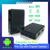 carplay ai box android box apple car play wireless android 9 auto for ford volvo benz vw car multimedia play