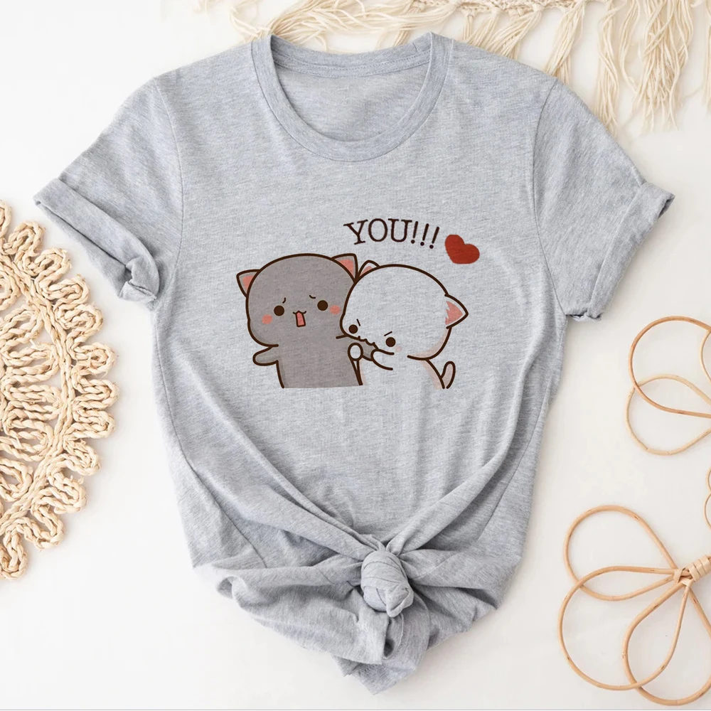 Женские футболки Bubu Dudu японская одежда в стиле Харадзюку для девушек манга 2000