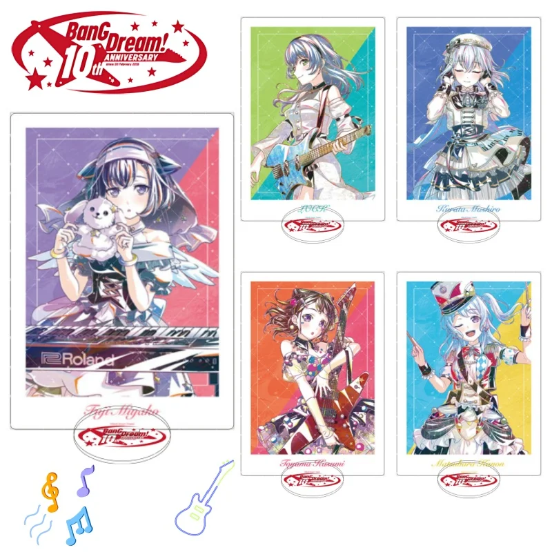 Фото Акриловая фигурка BanG Dream! (15 см) – настольный декор, подарок для фанатов аниме №1