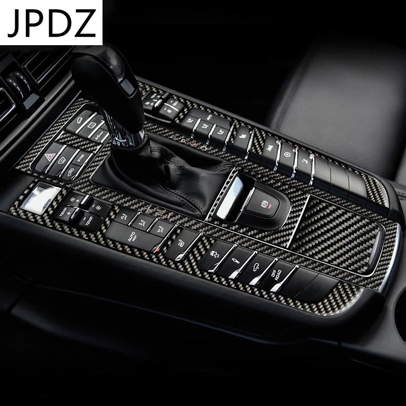 

Для Porsche Macan автостайлинг аксессуары для интерьера кнопки переключения передач Панель рамка декоративная полоса крышка отделка наклейки