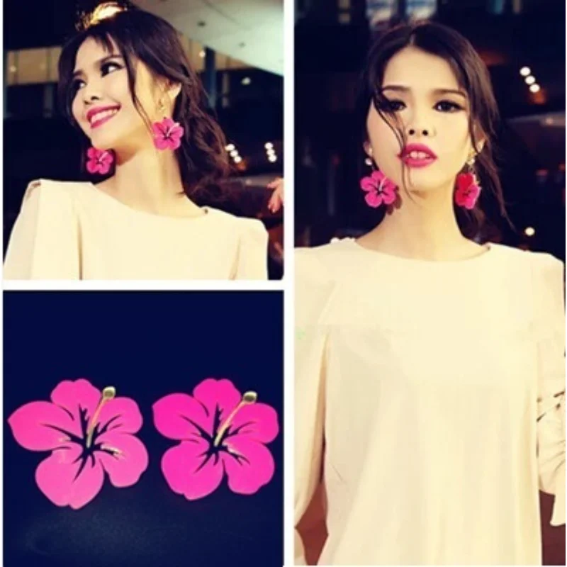 

Hiphop Punk Rock Exaggerate Popular Fashion Hot Big Oversized Clubwear Earrings