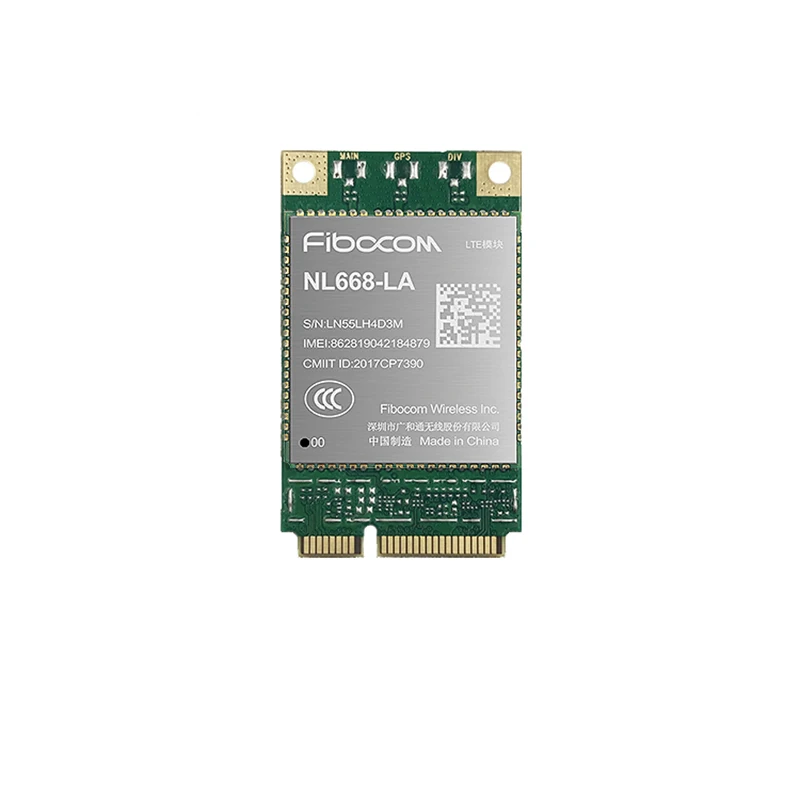 

Fibocom NL668-LA MINI PCIE LTE Cat4 модуль для латиноамериканской LTE FDD/ TDD WCDMA GSM несколько частотных полос