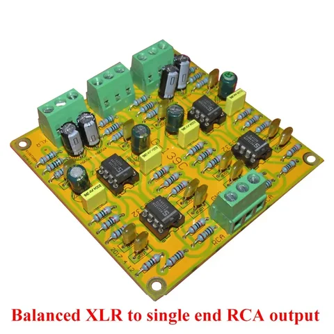 Стерео 2-канальный сбалансированный разъем XLR на односторонний выход RCA