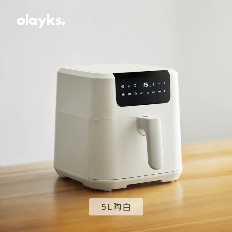 Best Olayks Air Fryer Home New Oil free Electric Fryer Small Oven All in one Smart Large capacity Multi function Freidora De Aire
