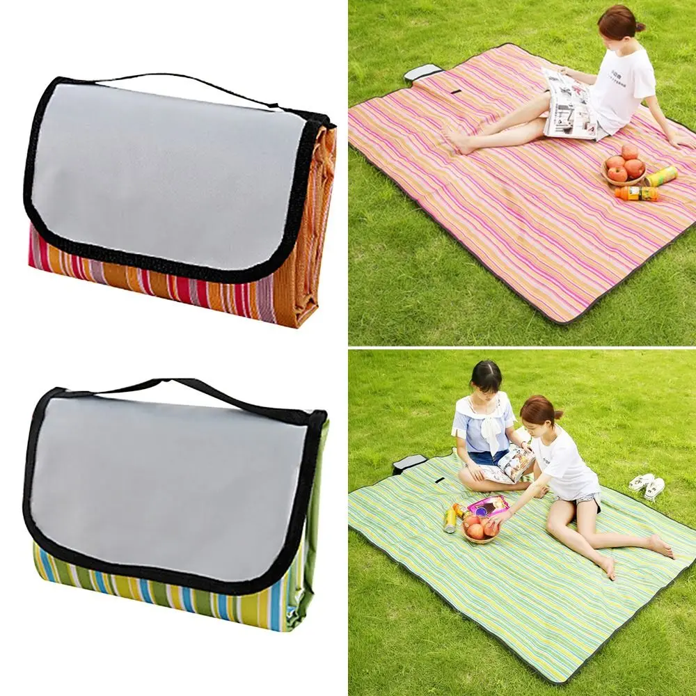 

150*200cm Foldable Waterproof Family Travel Large Sleeping Pad Picnic Blanket Camping Mat Beach Rug