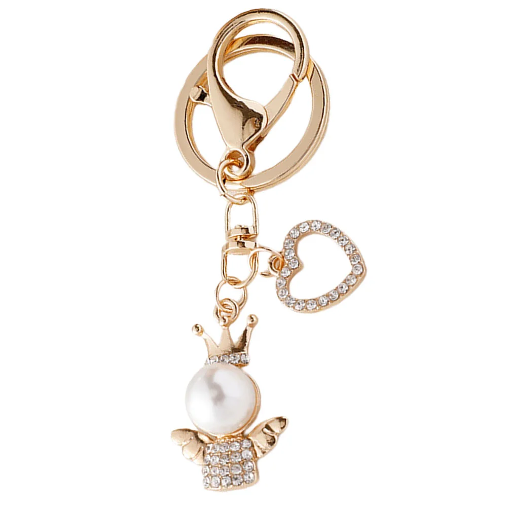 

Mesh Bag Delicate Keychain Hanging Ornament Ring DIY Props Creative Angel Holders Guardian Angel Charms Wedding