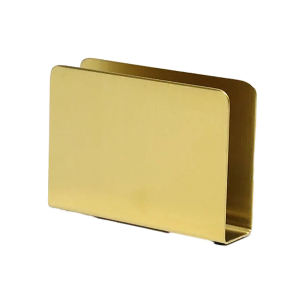 

Элегантные держатели для салфеток из нержавеющей стали для изысканных столовых салфеток для хранения столов