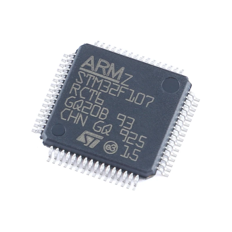 

Original genuine STM32F107RCT6 LQFP-64 ARM Cortex-M3 32-bit microcontroller - MCU