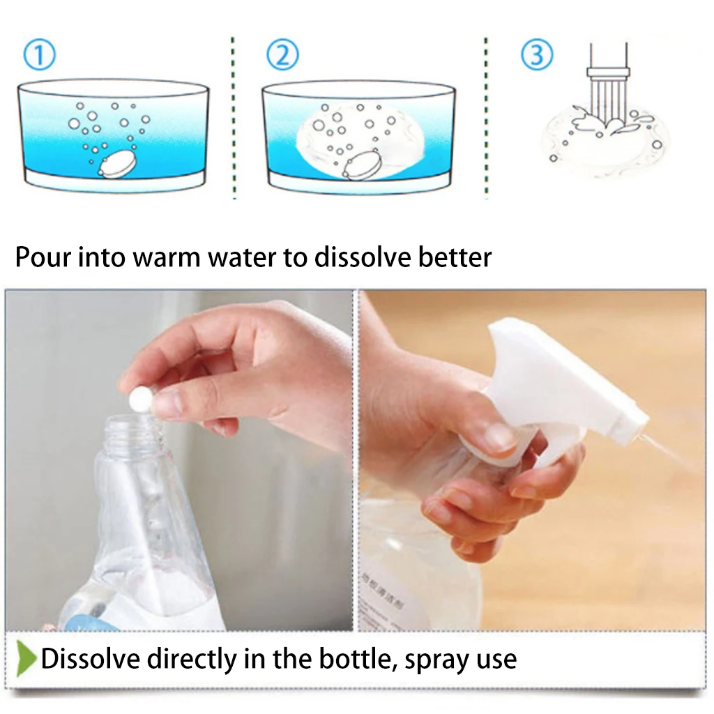 Набор многофункциональных шипучих спрей 10/20/50 шт. устройство для очистки точки с