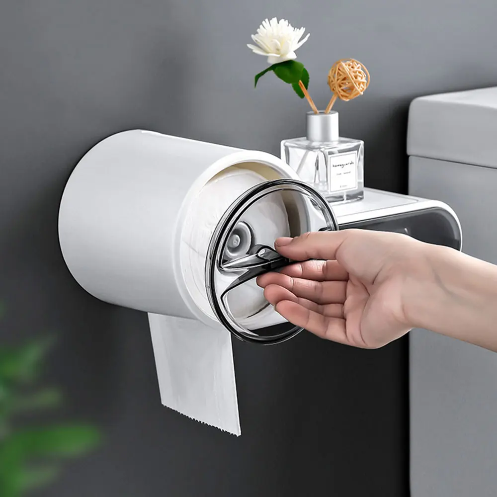 

Настенный держатель для туалетной бумаги, коробка для салфеток, пластиковый диспенсер, коробка для хранения рулонной бумаги, аксессуары для ванной комнаты