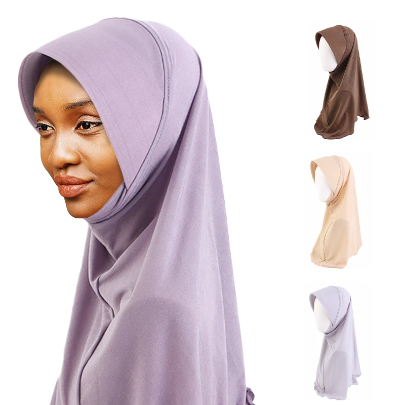 

Muslim Visor Turban Women Face Veil Hijab Bonnet Scarf Turbans Head For Women'S Outdoor Hijabs Solid Color Headscarf Islamic