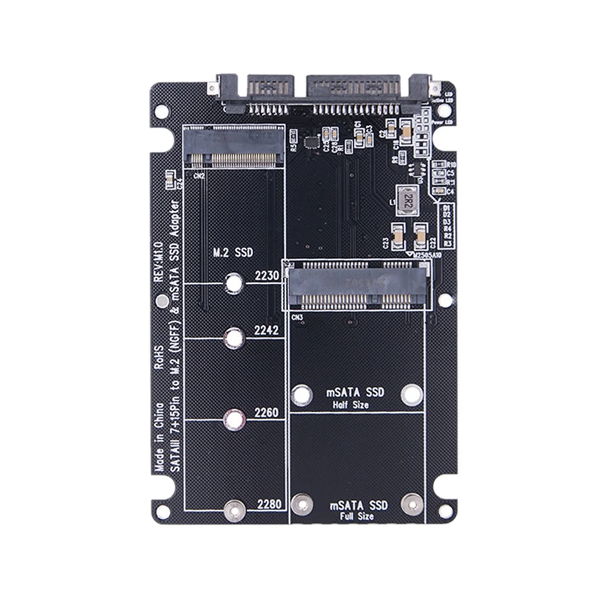 2 в 1 адаптер M.2 NGFF SSD SATA 3.0 корпус-конвертер корпус 6 Гбит/с поддержка 2230 2242 2260 2280