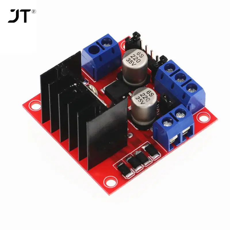 Плата контроллера двигателя L298N, модуль L298 для Arduino Dual H Bridge, шаговый двигатель постоянного тока, умный автомобильный робот, 25 Вт