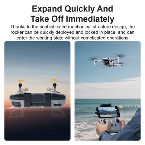 Джойстики с дистанционным управлением для DJI Mini 4K/Mini2/Mini SE/Mavic Pro/DJI Air 3S/Mini4 Pro/Flip/Neo аксессуары для дронов-качалок с большим пальцем