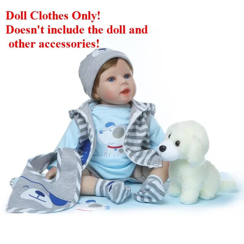 Одежда для куклы подходит кукол реборн 55 см 57 22 дюйма наряд мальчиков и девочек npk
