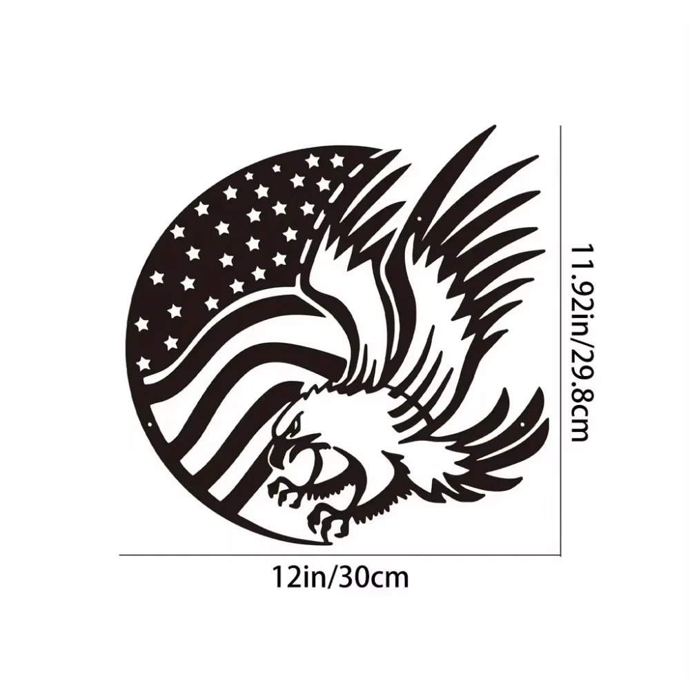 Персонализированное Металлическое Украшение На Стену Дизайн Американского Орла