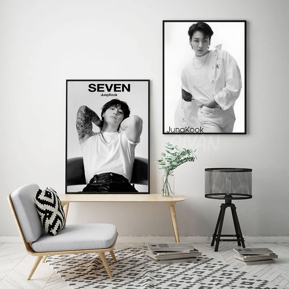 Современная поп-музыка идол певица J-JungkookS постер плакат наклейки художественные