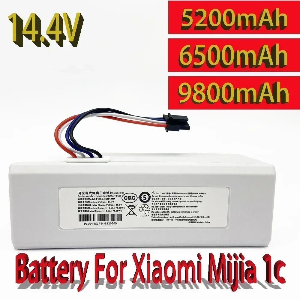 

For Xiaomi Mijia Mi 1C vacuum cleaner robot battery, G1 vacuum cleaner robot replaceable battery 9800mah