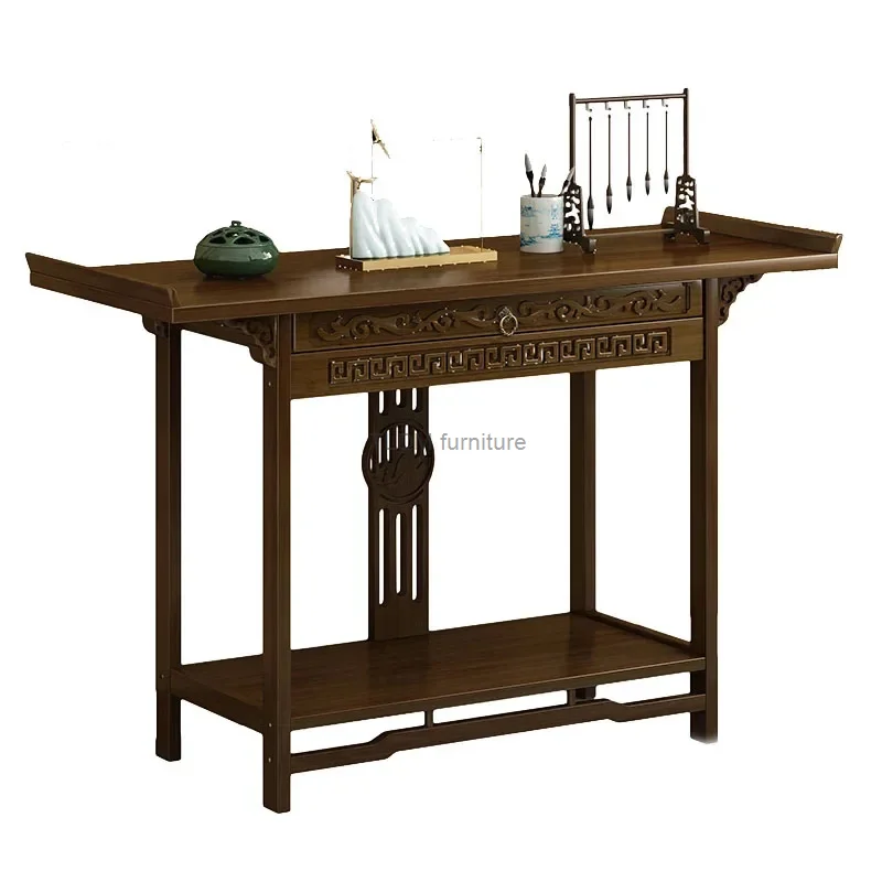 Китайские консоли из массива дерева столы для прихожей стол орехового