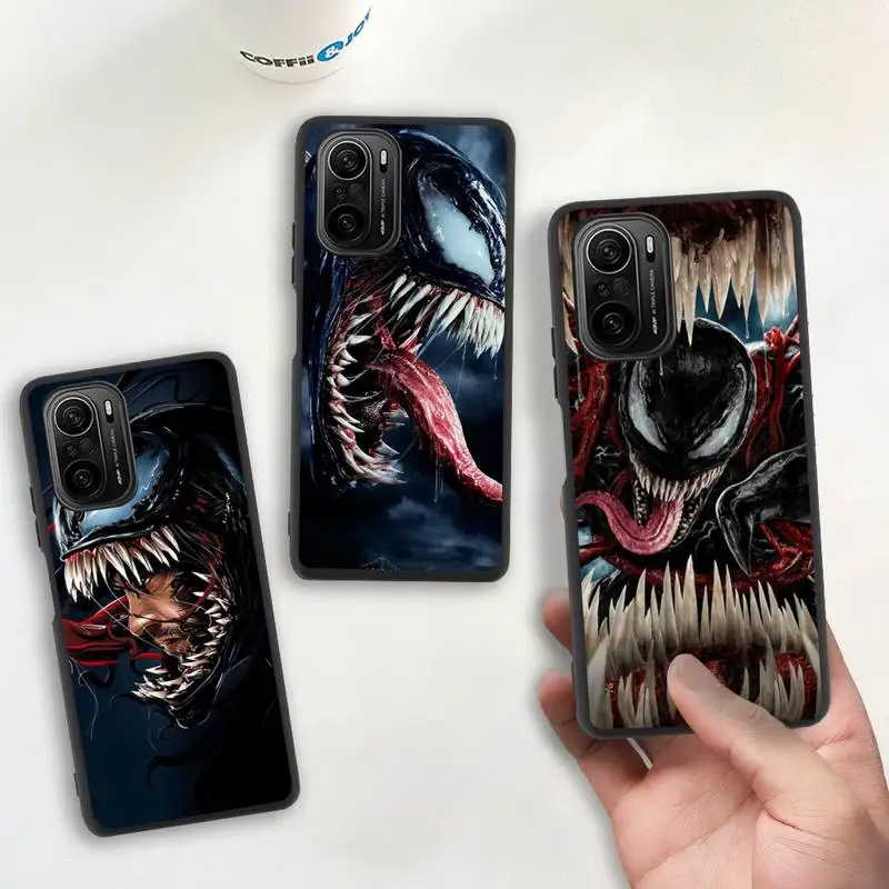 

Marvel hero Venom Let There Be Carnage Phone Case Silicone soft for Redmi 9A 8A Note 11 10 9 8 8T Redmi 9 K20 K30 K40 Pro Max