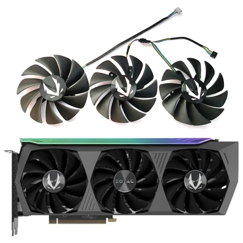 NEW 3PCS 87MM GA92S2U RTX 3080 AMP Holo GUP Fan,For ZOTAC GeForce RTX 3070Ti 3080 3080Ti 3090 AMP Holo Video Card Cooling Fan