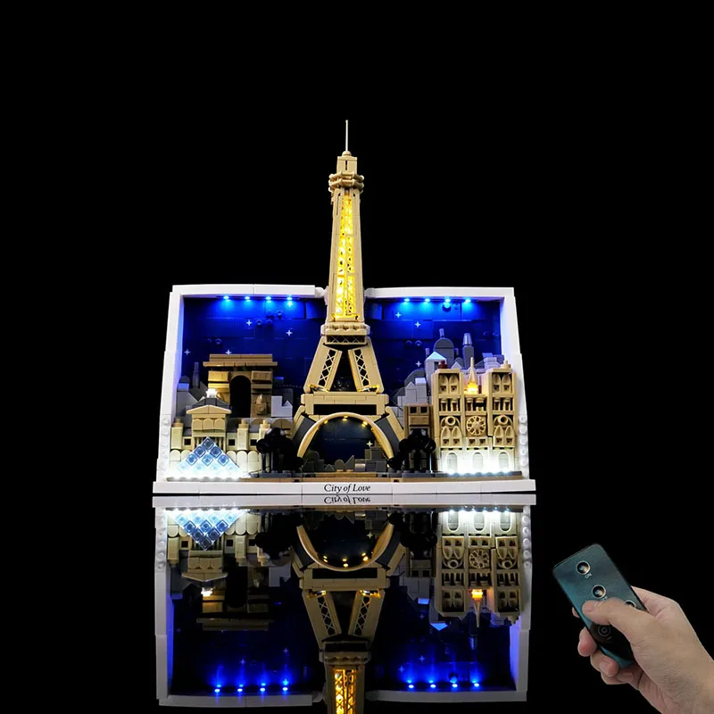 Фото Комплект светодиодных ламп для LEGO 21064 Paris City of Love, архитектурные блоки, лампы, игрушки, аксессуары, рождественский подарок (модель в комплект не входит) №3