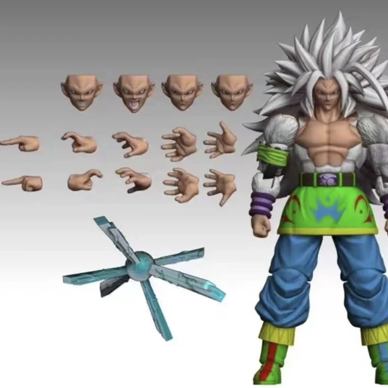 Фото В наличии: Фигурки Black Hole Toys & TK Custom Dragon Ball SHF Super Saiyan 5 SSJ 4 Сон Гоку, Сон Гохан, Сикор — Аниме-фигурки №2