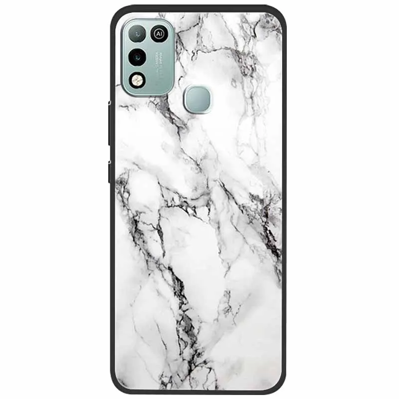 for infinix hot 11 play case marble soft painted tpu silicone cases for infinix hot 10 play cover hot11play hot10play funda capa free global shipping