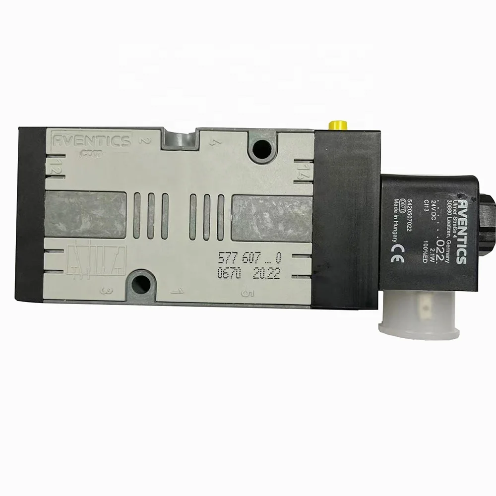 

solenoid valve 5776070220 in stock,Aventics valve 577607 with 24VDC coil