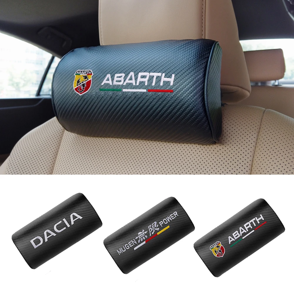 

1pcs Car Seat Headrest Cushion Neck Pillow Support Rest Travelling Auto Accessories For Fiat 500 abarth ducato grande punto tipo