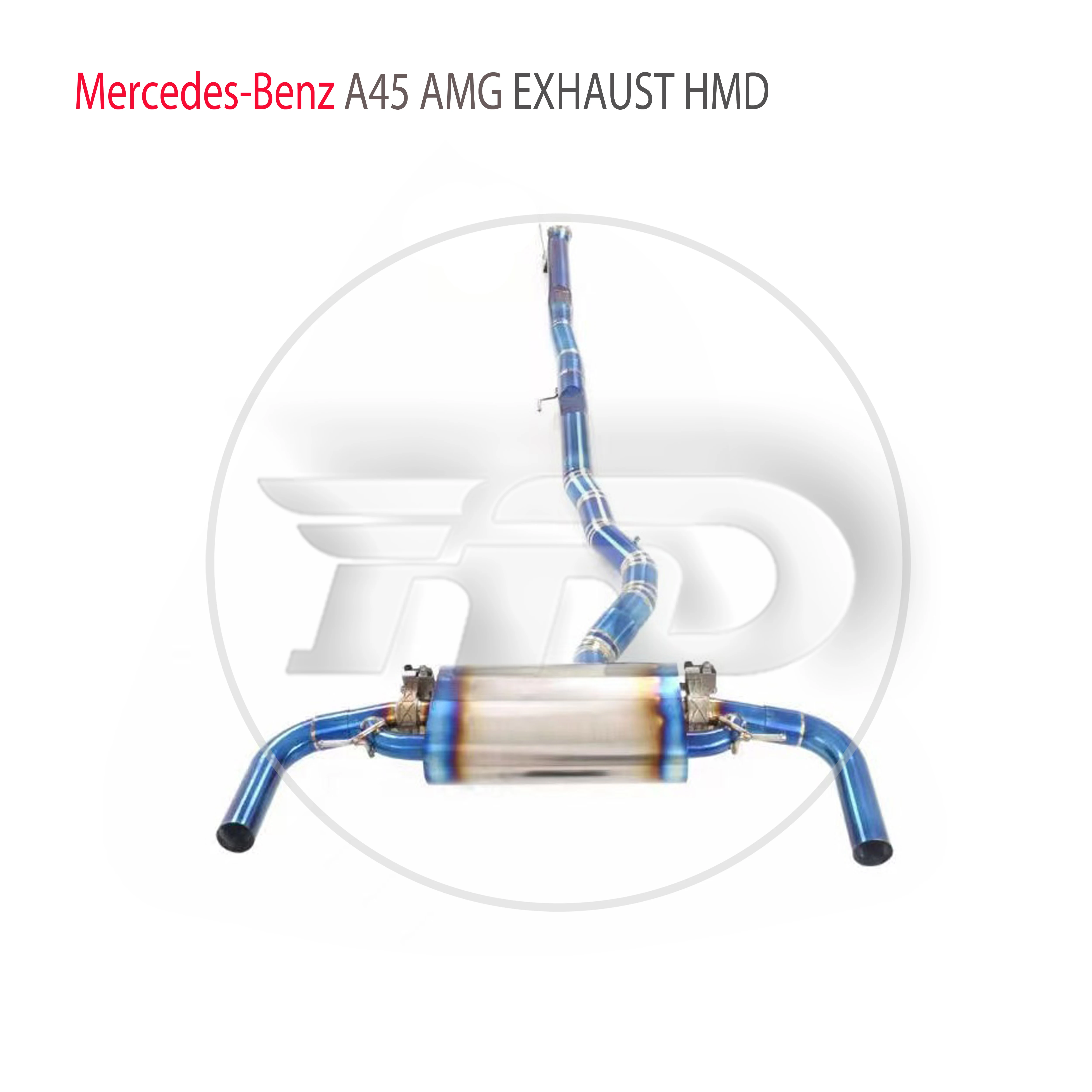 

HMD Titanium Alloy Exhaust System Performance Catback for Mercedes Benz A45 AMG W176 W177 Auto Modification Electronic Valve