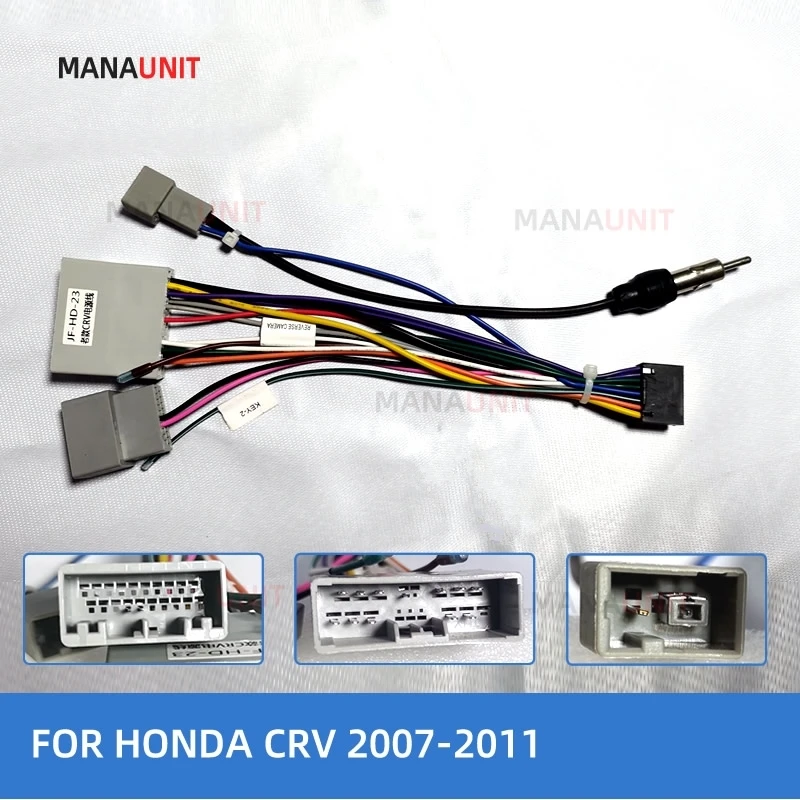 

Для Honda CRV 2007-2011 16Pin адаптер с жгутом проводов Android плеер мультимедийный Стандартный Canbus Canbox DVD Радио GPS шнур питания