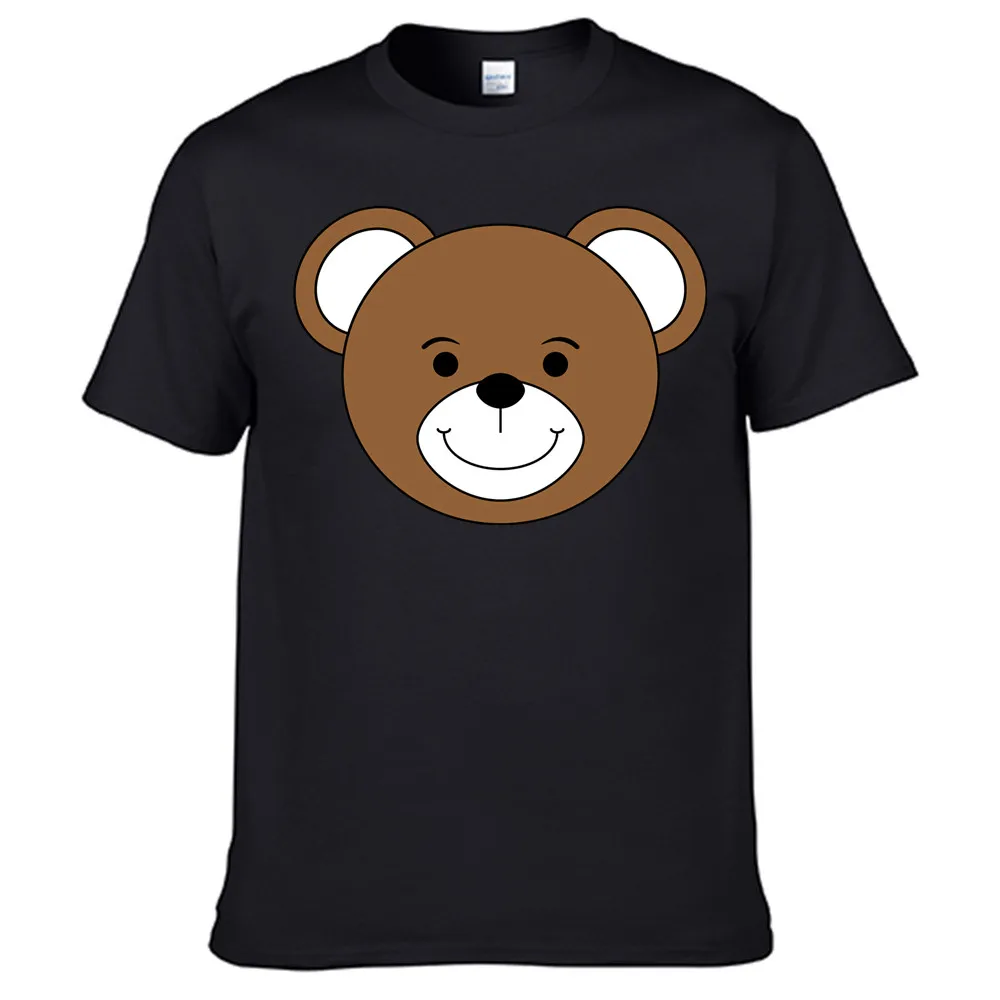 

2022 Smile Teddy Bear T-shirt For Men Limitied Edition Unisex Brand T-shirt Cotton Amazing Short Sleeve Tops