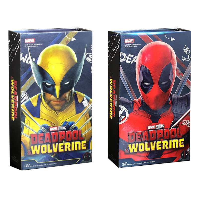 Легенды Marvel Дедпул и Росомаха Фигурки Коробка Коллекция для взрослых Украшения