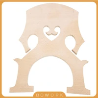 44 34 12 14 18 maple wood cello bridge heart shape fine aged maple french style for acoustic cello string electric cellos