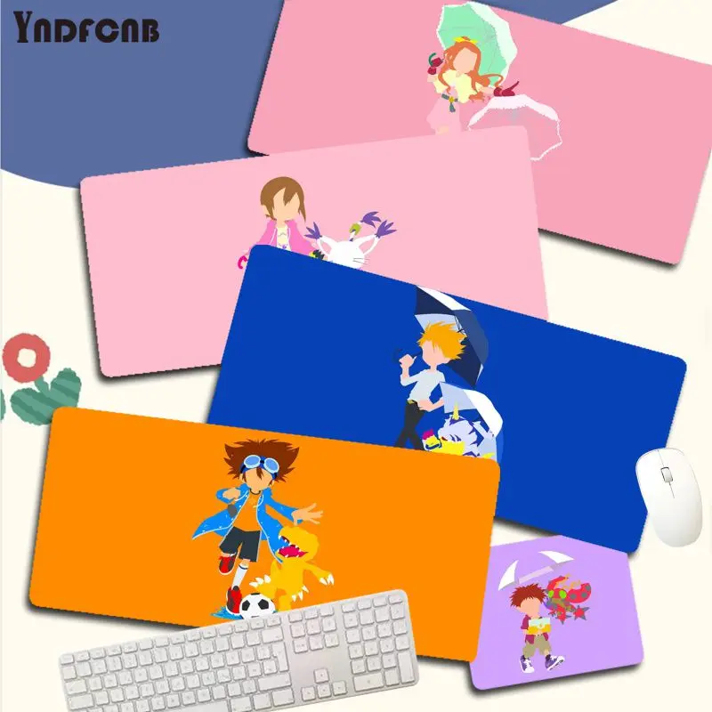 

YNDFCNB Anime Digimon PC large gaming mousepad L XL XXL mousepad Size for Gaming Mousepads for overwatch/cs go/world of warcraft