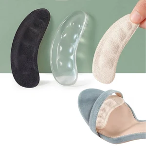 Soft Silicone Pads for Women's Shoes Anti-Slip Forefoot Insert Pad Heel Liner Gel Insoles for Heels  in India