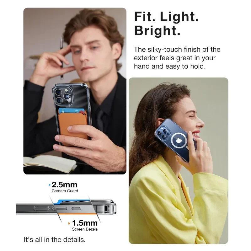 Прозрачный Магнитный чехол для Apple iPhone 15 14 12 13 11 Pro Max Plus Mini XS XR 8 7 SE SE2 с прозрачным