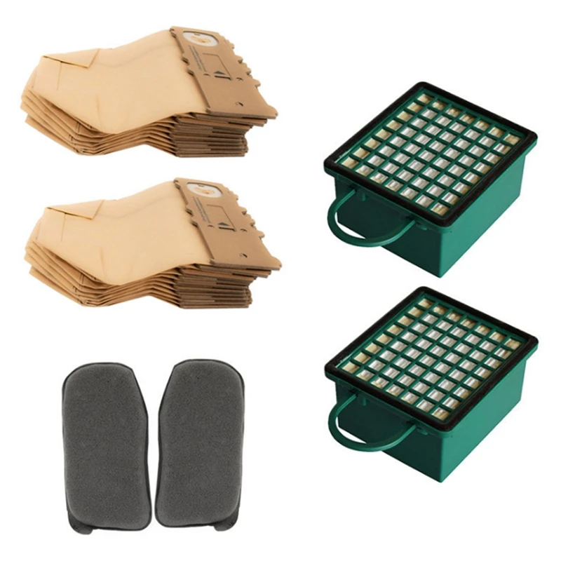 

Dust Bag Paper Bag Filter Box Carbon Filters For VORWERK VK130/VK131 Vacuum Cleaner Accessories