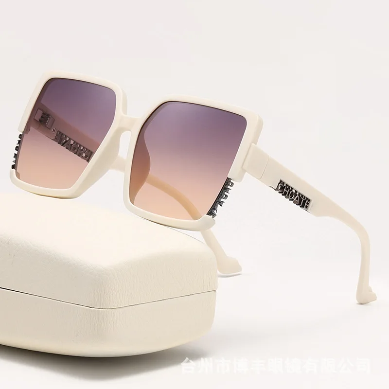 

Retro Square Sunglasses Woman Brand Designer Rimless Gradient Mirror Sun Glasses Female Fashion Big Frame Oculos De Sol