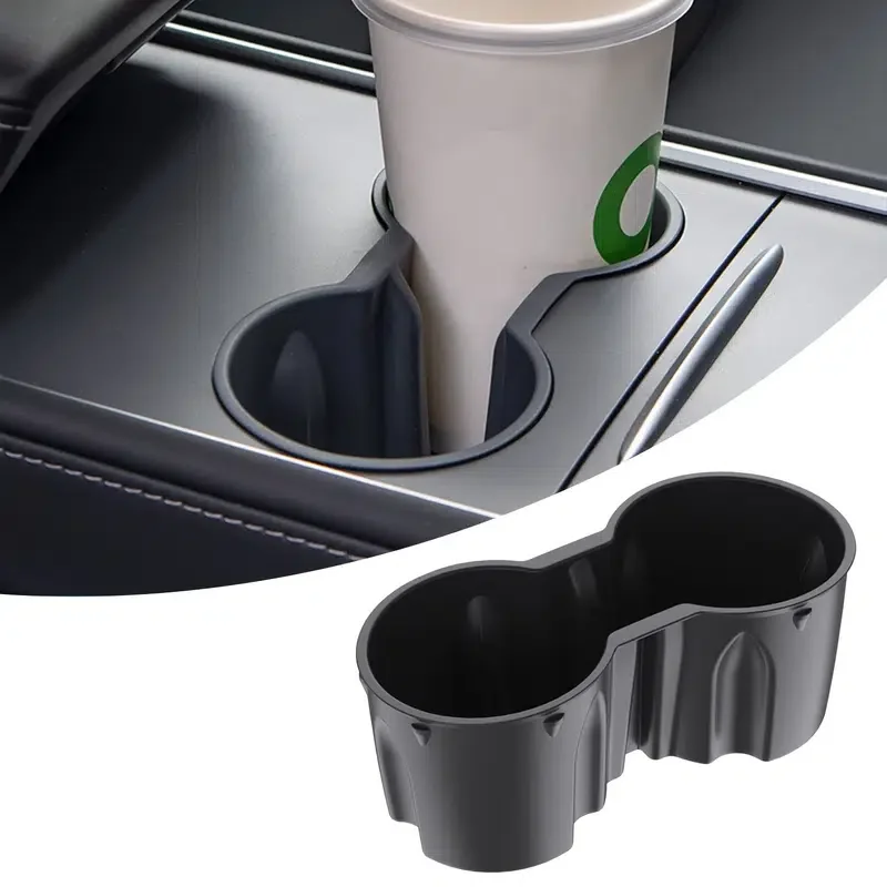 

1pc Car Center Console Non-slip Cup Holder Insert For Tesla Interior Exterior car accessories Free Shipping