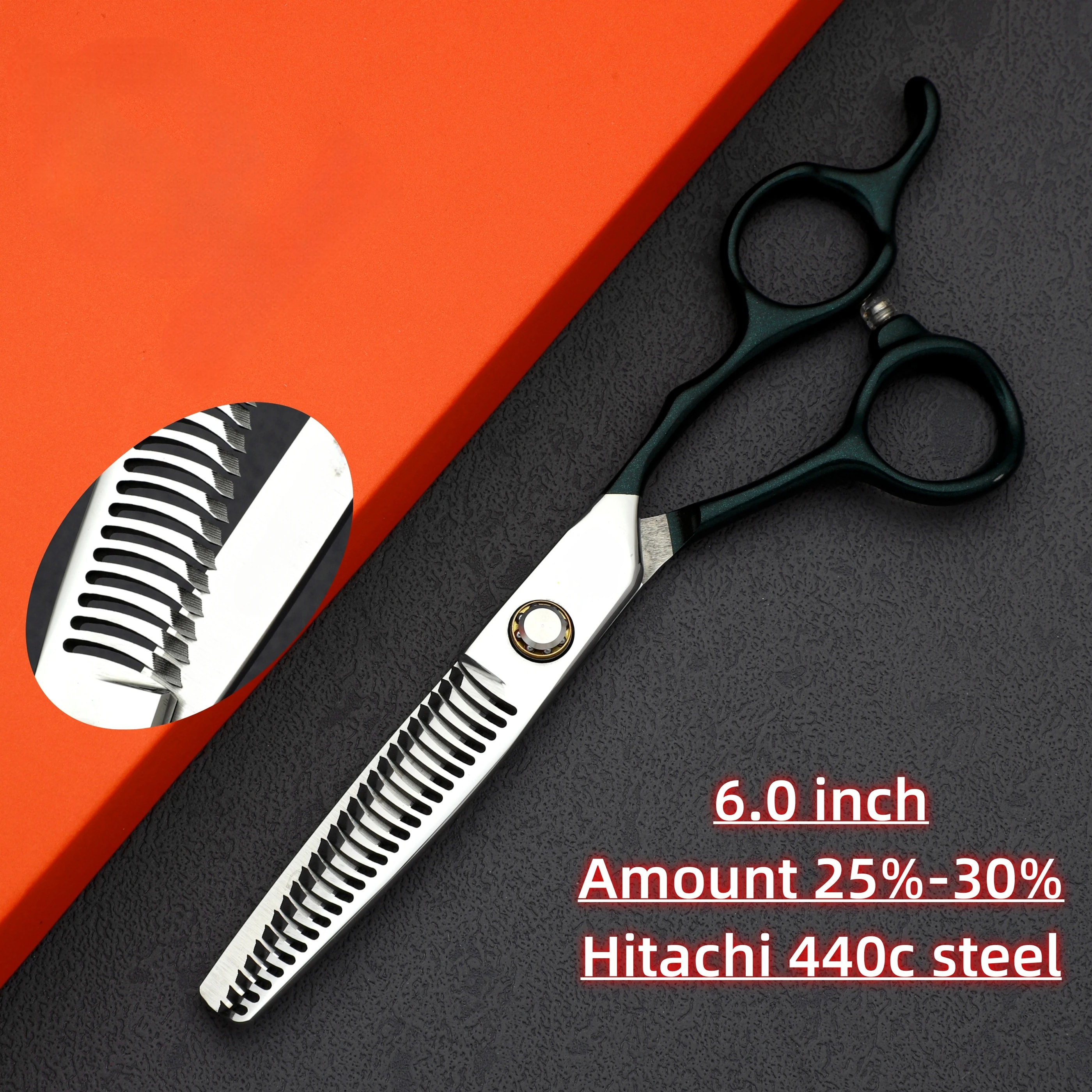 Профессиональные парикмахерские ножницы японская сталь 440c филировочные набор 6
