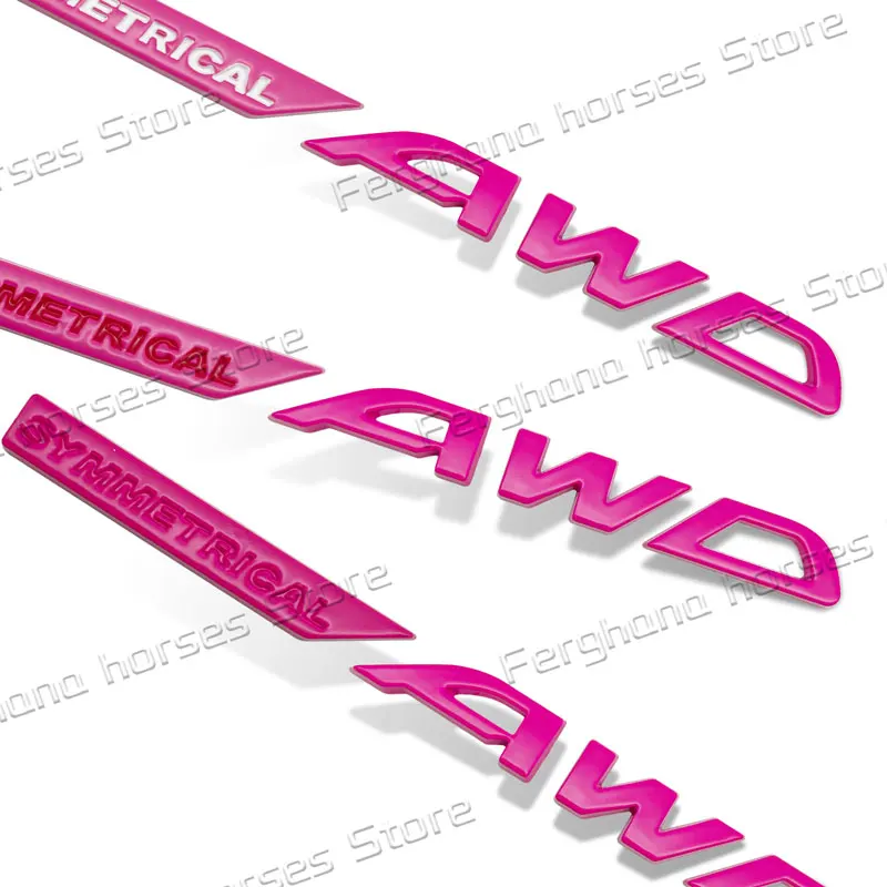 Автомобильный 3D Стайлинг хромированная металлическая наклейка симметричный