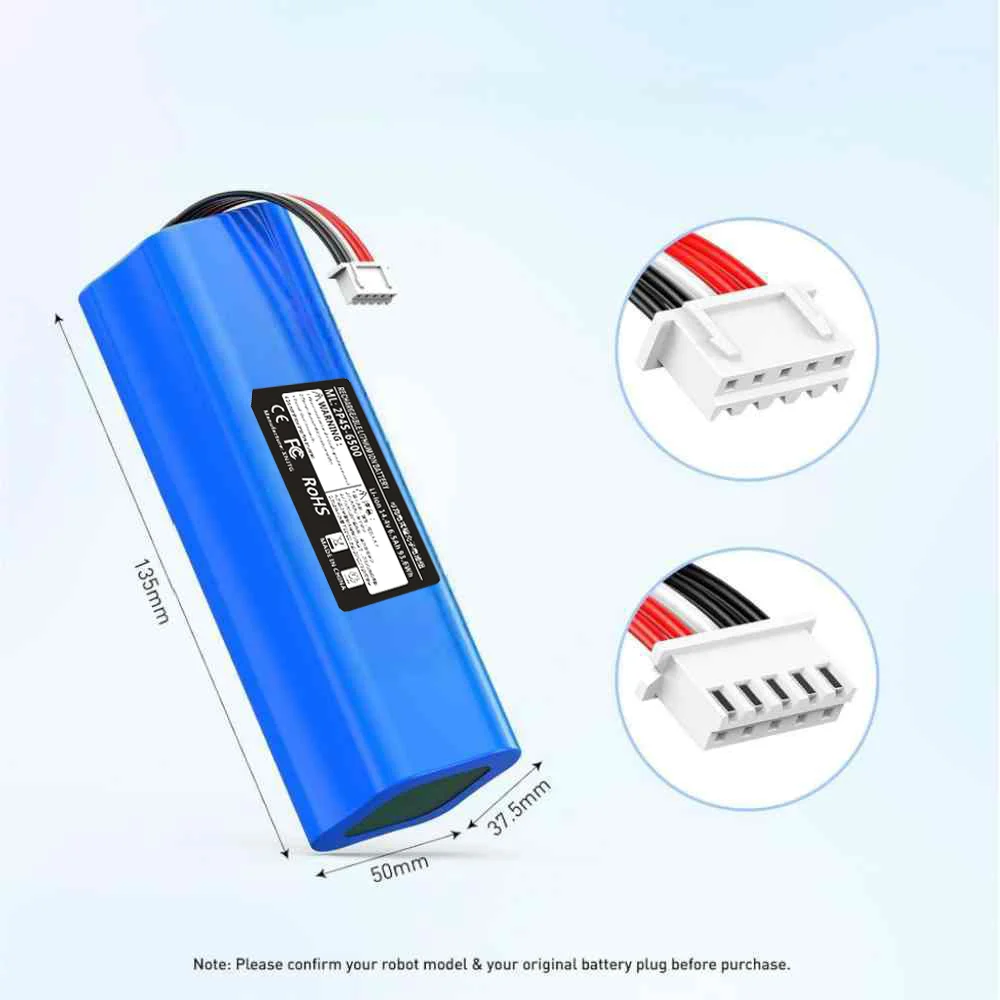 Фото Аккумулятор Li-Ion 14.4V для робота-пылесоса Ecovacs Deebot Ozmo 950 T5 T8 T9 Aivi T10 T20 X1 Omni DX93 DX96 DBX11 DX65 №4