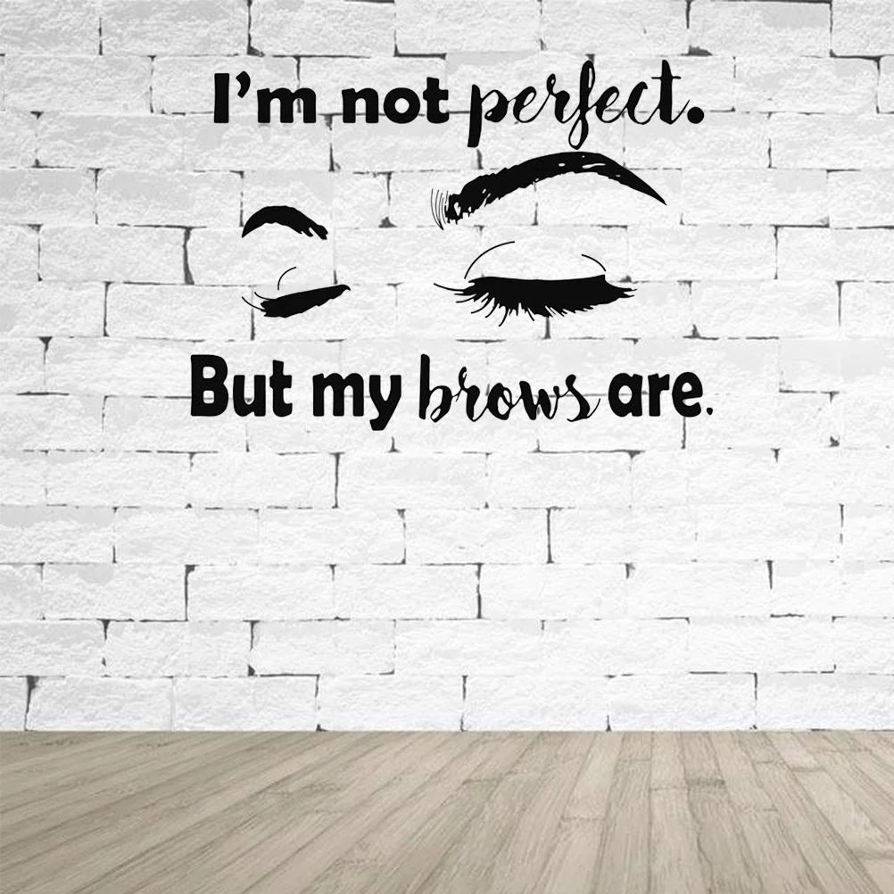 

1PC Non- Peel and Stick Creative Wall Decals Wall Sticker for Beauty Salon