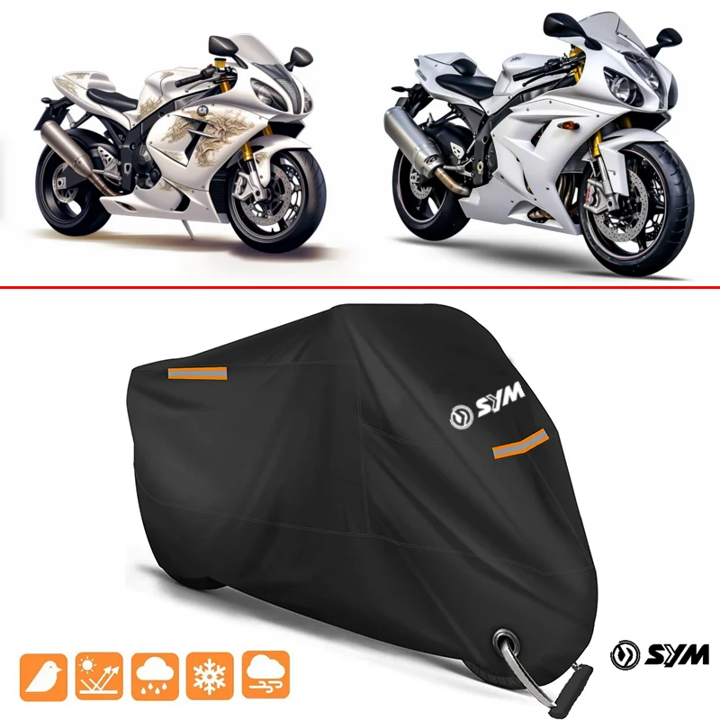 

For SYM JP150 GR125 fiddle 3 FNX150 maxsym 400i 600i Motorcycle Cover Outdoor Waterproof Uv Protector Dustproof Rain Covers