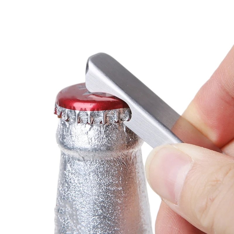 2 в 1 кусачки для ногтей пилочка и открывалка бутылок с кольцом ключей портативные