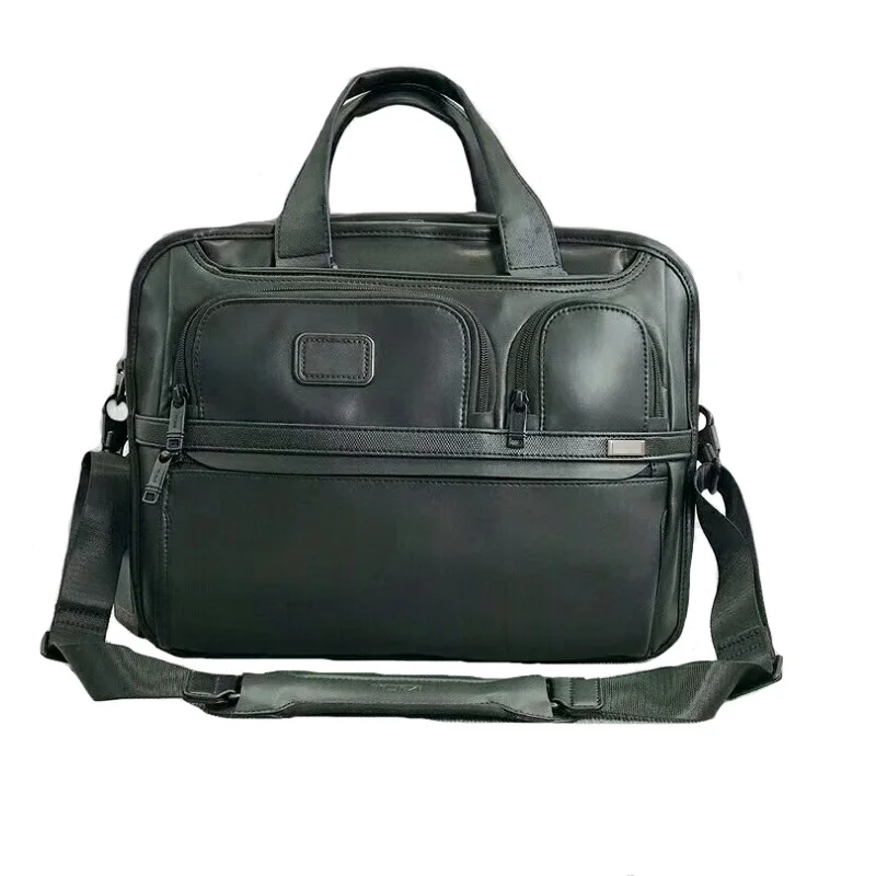

Luxury Brand Business Messenger Bags Laptop Men's Cowhide Leather Briefcase Mens Genuine Leather Handbags Crossbody Briefcases